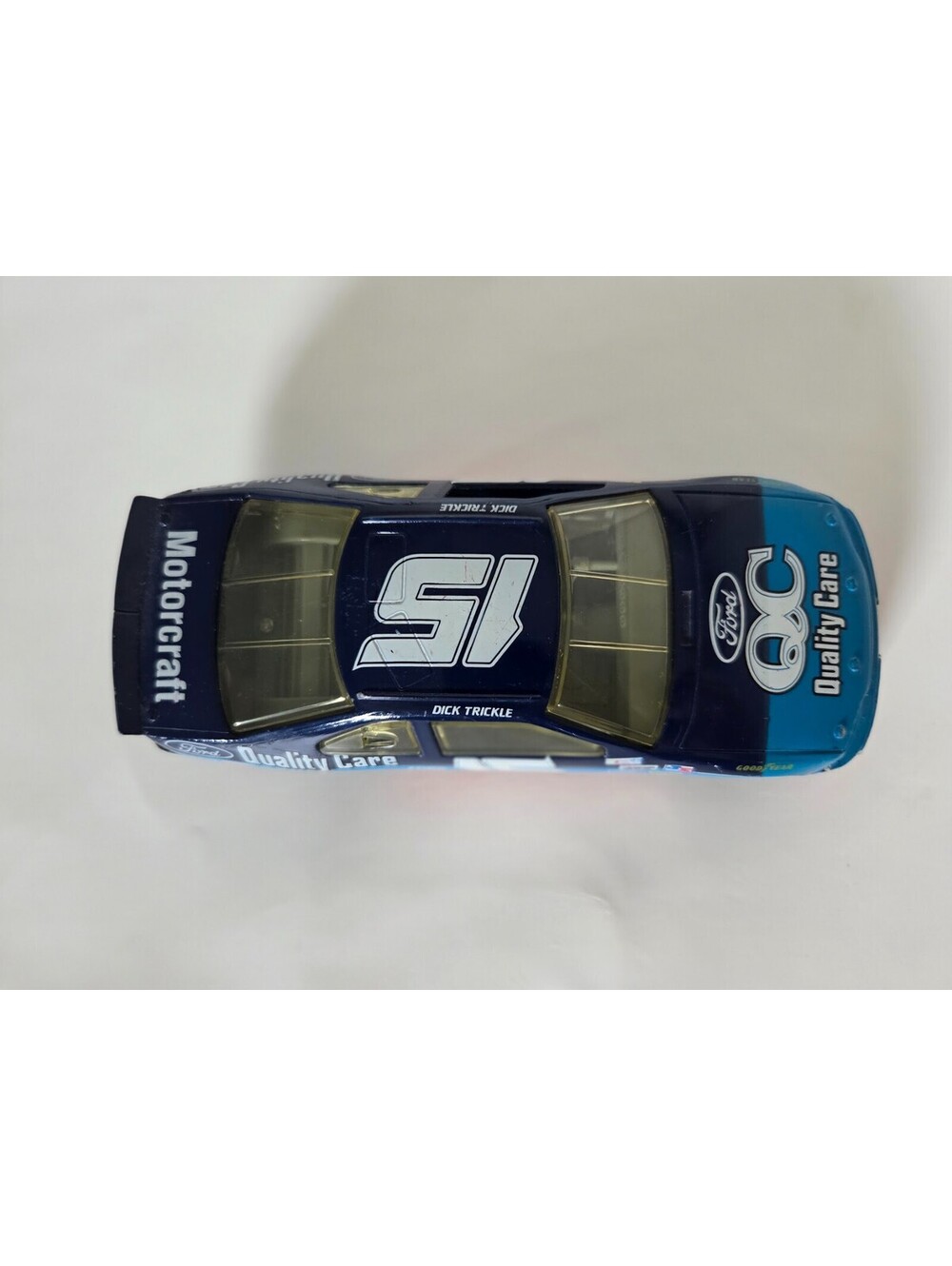 Dick Trickle #15 Quality Care 1:24 Ford Monte Carlo DieCast Racing Car Navy Blue